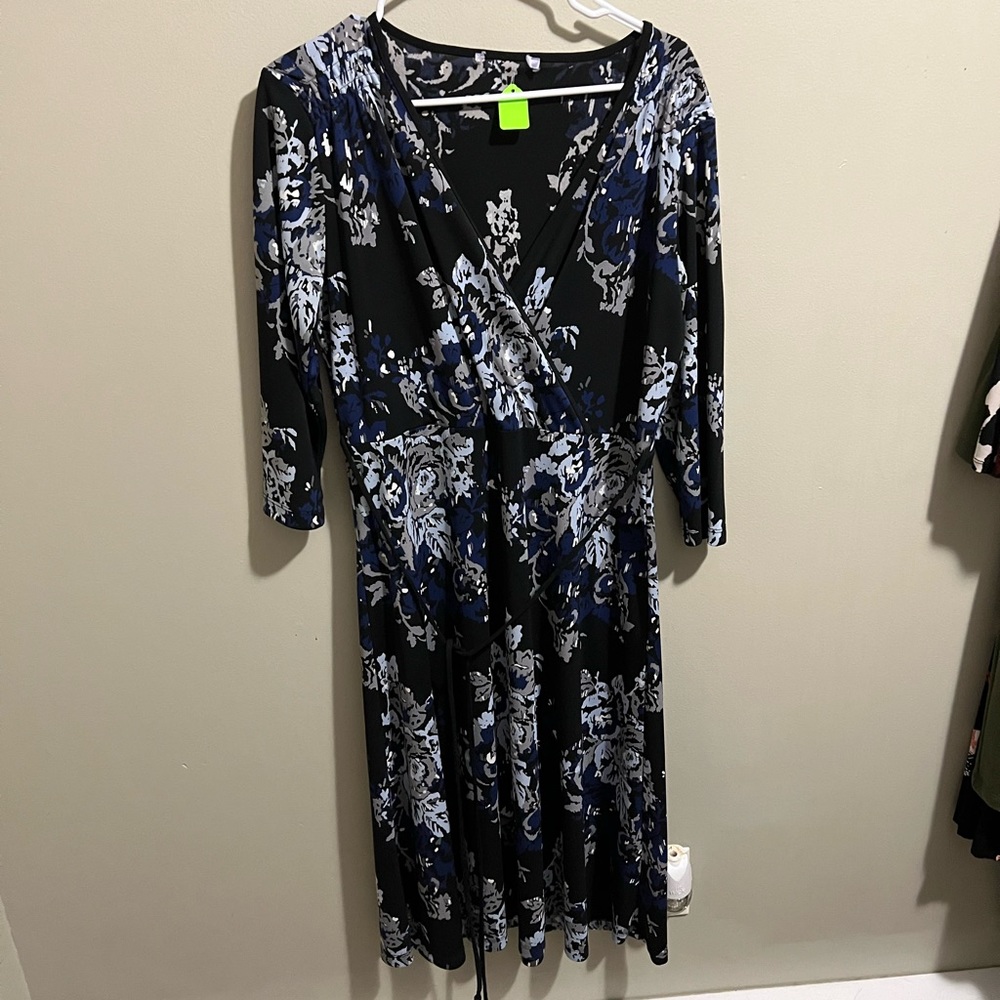 Blue Floral Dress